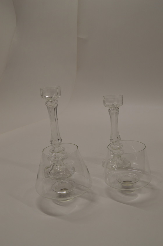 Image 1 of Classic Hurricane Glass (Large, Medium) 