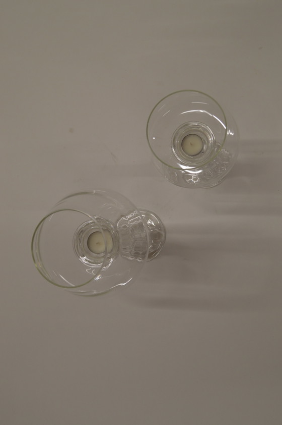 Image 1 of Classic Hurricane Glass (Large, Medium) 