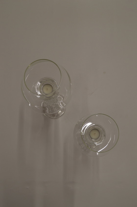 Image 1 of Classic Hurricane Glass (Large, Medium) 