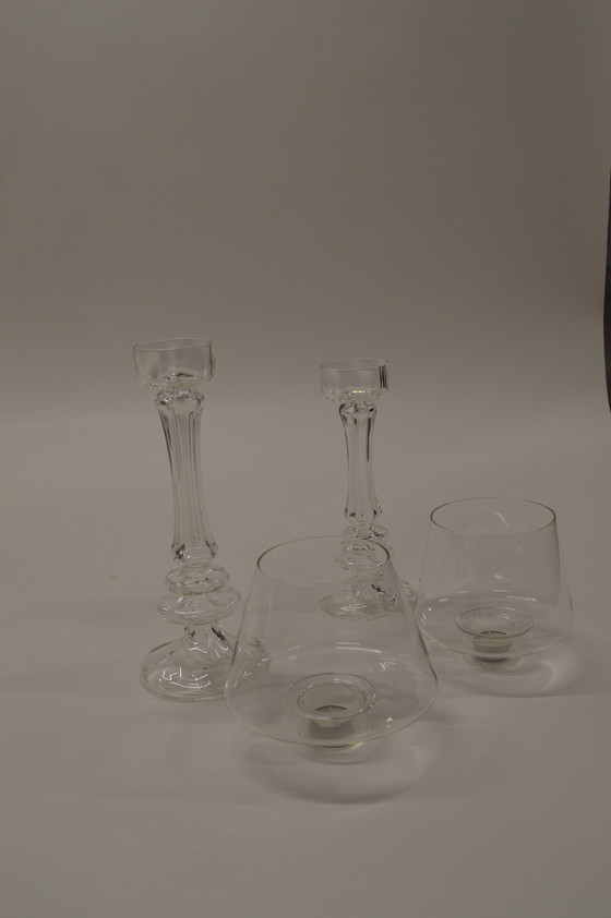 Image 1 of Classic Hurricane Glass (Large, Medium) 