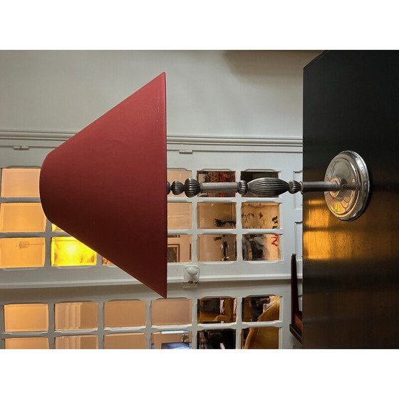 Image 1 of Lampada vintage in metallo rigato, 1980