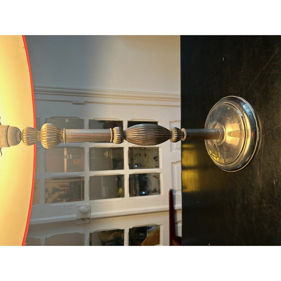 Image 1 of Lampada vintage in metallo rigato, 1980