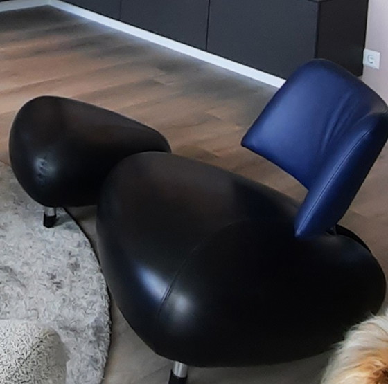 Image 1 of 2x Leolux Pallone avec 1 pouf