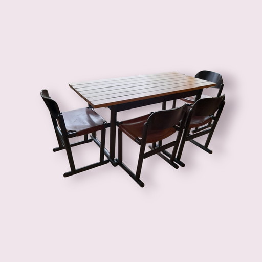 Brutalist Dining Room Set