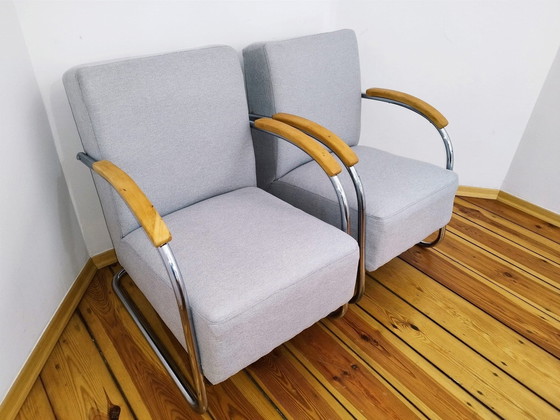 Image 1 of Vintage Fn 21 Armchairs From Mücke Melder, 1930S, Set Of 2