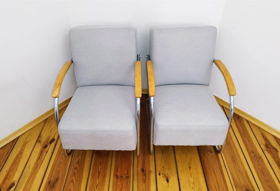 Image 1 of Vintage Fn 21 Armchairs From Mücke Melder, 1930S, Set Of 2