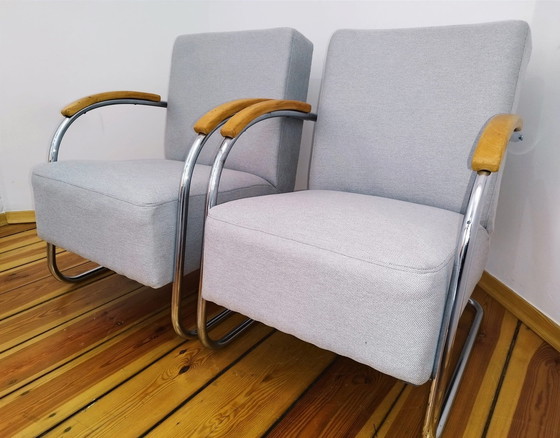 Image 1 of Vintage Fn 21 Armchairs From Mücke Melder, 1930S, Set Of 2