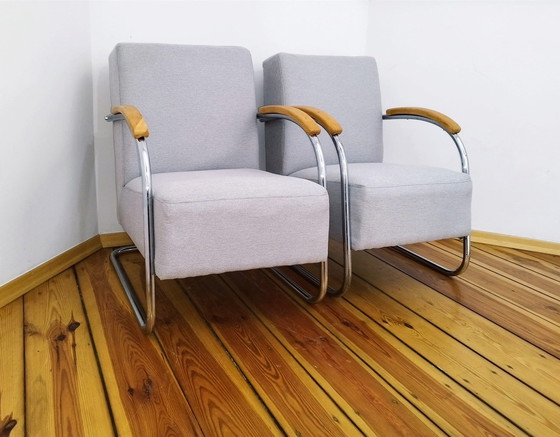 Image 1 of Vintage Fn 21 Armchairs From Mücke Melder, 1930S, Set Of 2