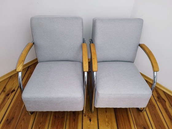 Image 1 of Vintage Fn 21 Armchairs From Mücke Melder, 1930S, Set Of 2