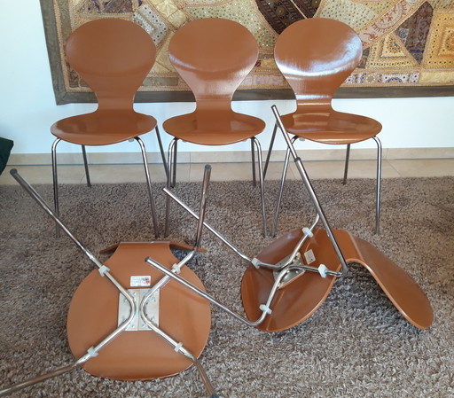 6 Chairs Model Rondo By Danerka, 1980