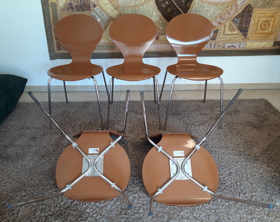 Image 1 of 6 Chairs Model Rondo By Danerka, 1980