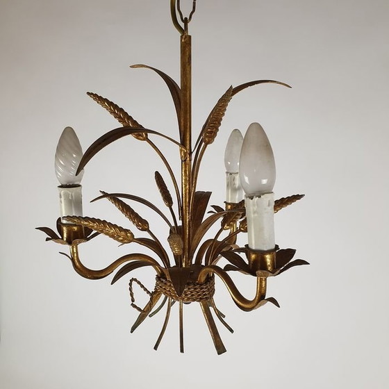 Image 1 of Chandelier Corn ears Hollywood Regency Coco Chanel