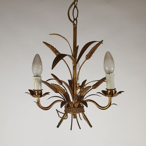 Chandelier Corn ears Hollywood Regency Coco Chanel