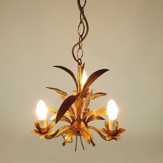 Image 1 of Chandelier Corn ears Hollywood Regency Coco Chanel