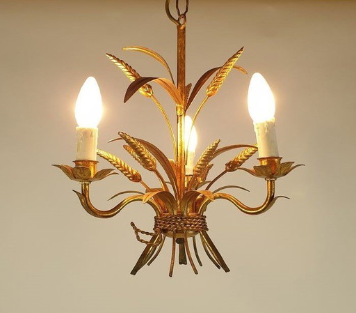 Chandelier Corn ears Hollywood Regency Coco Chanel