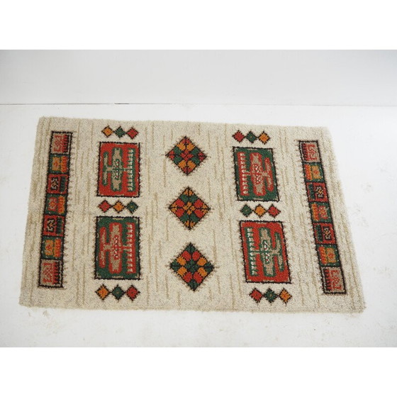 Image 1 of Alfombra Kelim de lana de mediados de siglo, años 60