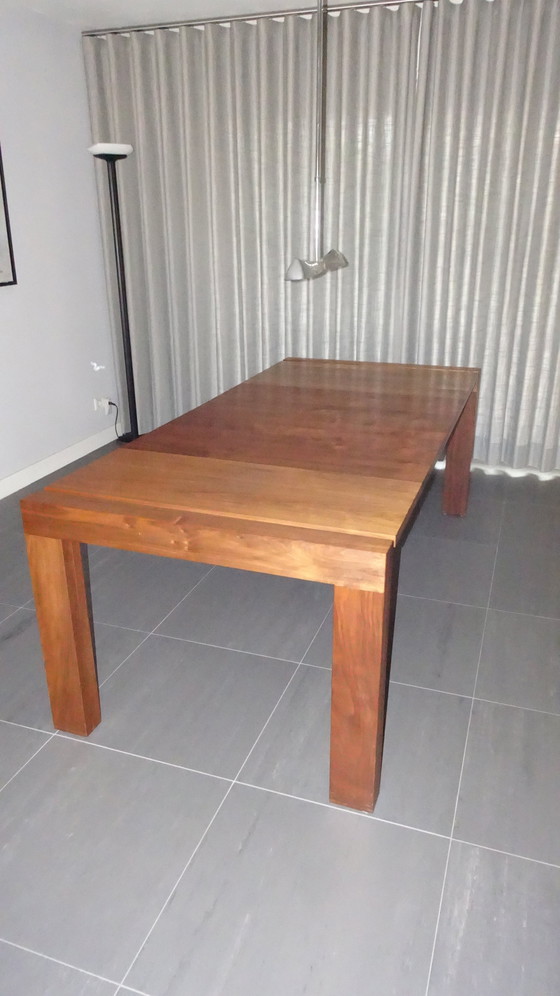 Image 1 of Dining Room Table Of Solid Walnut