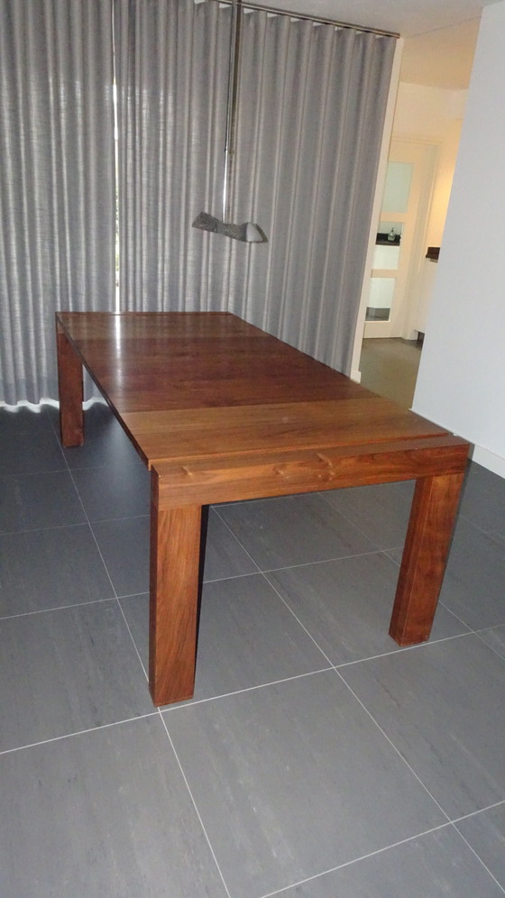 Image 1 of Dining Room Table Of Solid Walnut