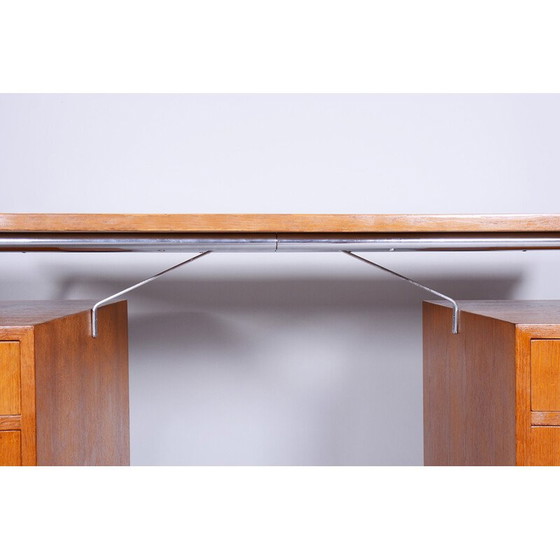 Image 1 of Vintage beech desk for Mücke-Melder, Czechoslovakia 1930s