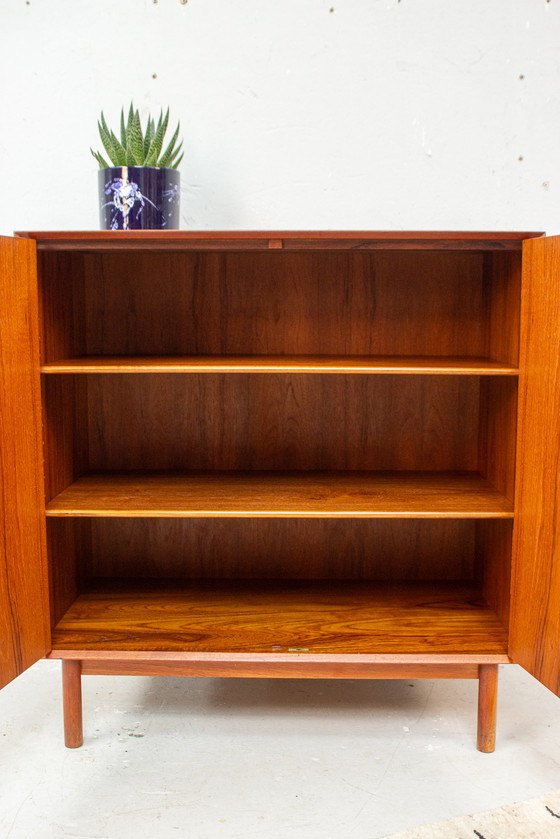 Image 1 of Peter Hvidt &amp; Orla Mølgaard cassettiera credenza vintage in teak danese