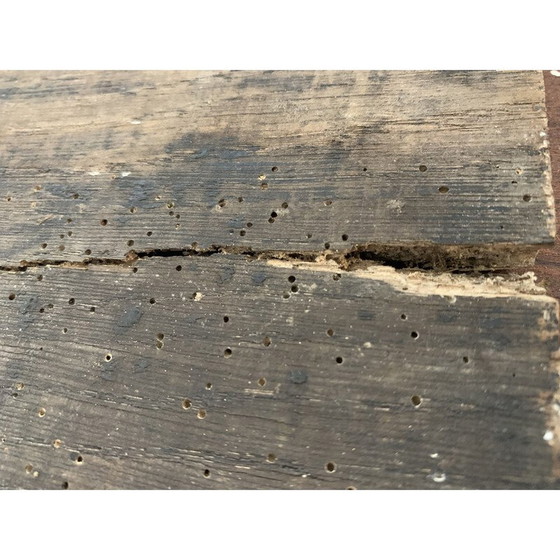 Image 1 of Vintage wooden "slow down danger" sign