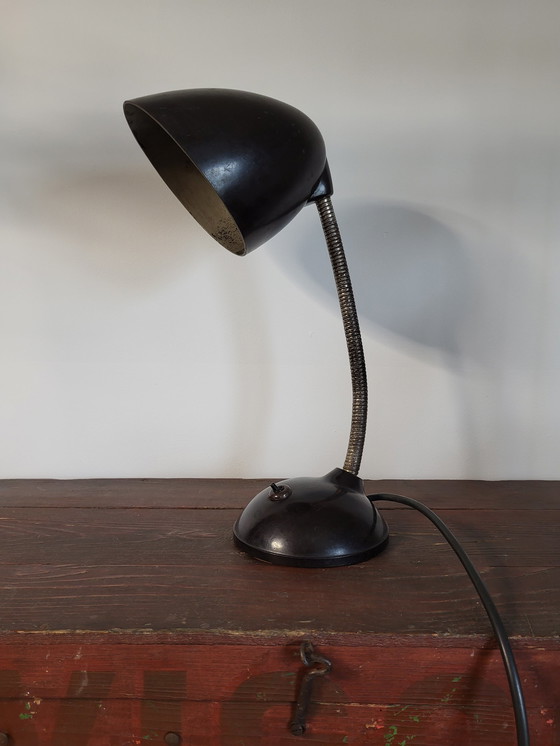 Image 1 of Bauhaus industrial desk lamp in Bakelite, E. K. Cole, 1930s, Czech Republic.