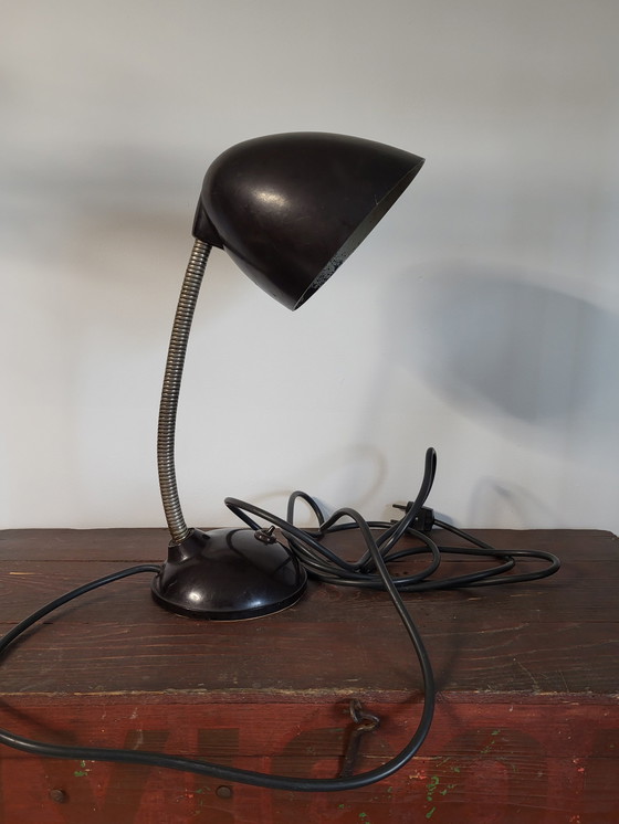 Image 1 of Bauhaus industrial desk lamp in Bakelite, E. K. Cole, 1930s, Czech Republic.