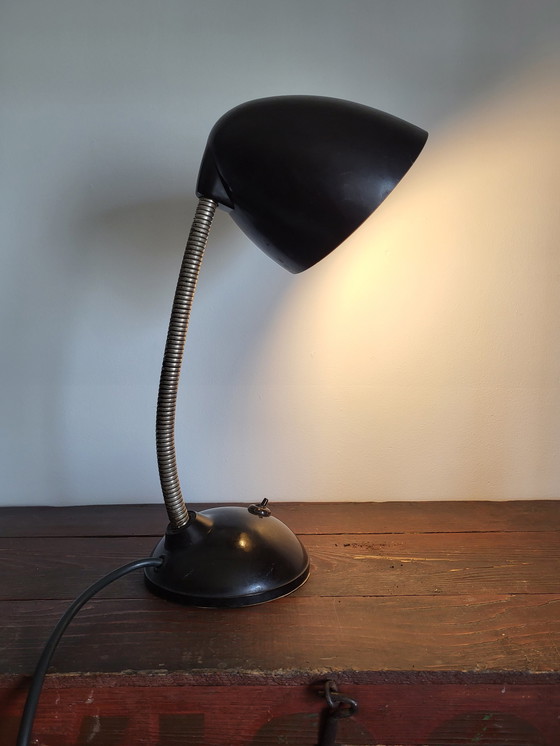 Image 1 of Bauhaus industrial desk lamp in Bakelite, E. K. Cole, 1930s, Czech Republic.