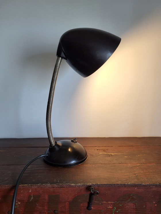 Image 1 of Bauhaus industrial desk lamp in Bakelite, E. K. Cole, 1930s, Czech Republic.