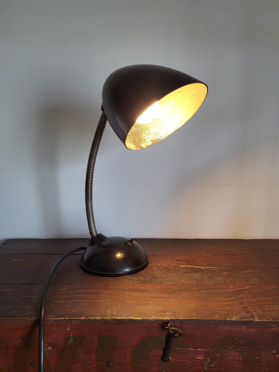 Image 1 of Bauhaus industrial desk lamp in Bakelite, E. K. Cole, 1930s, Czech Republic.