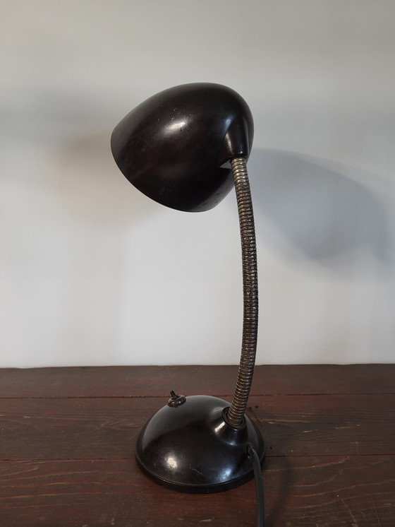 Image 1 of Bauhaus industrial desk lamp in Bakelite, E. K. Cole, 1930s, Czech Republic.