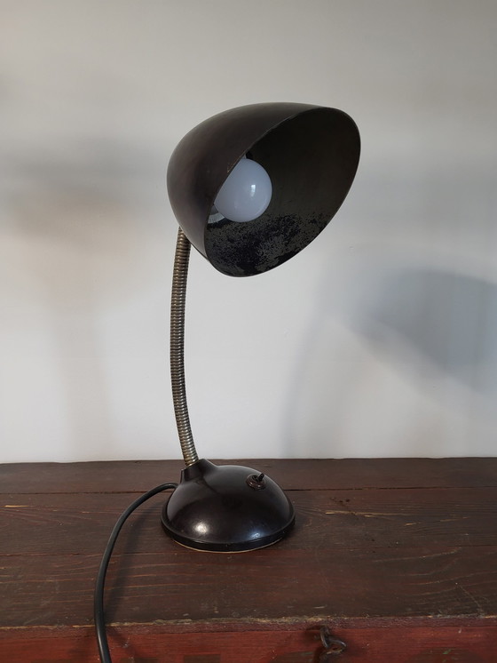 Image 1 of Bauhaus industrial desk lamp in Bakelite, E. K. Cole, 1930s, Czech Republic.