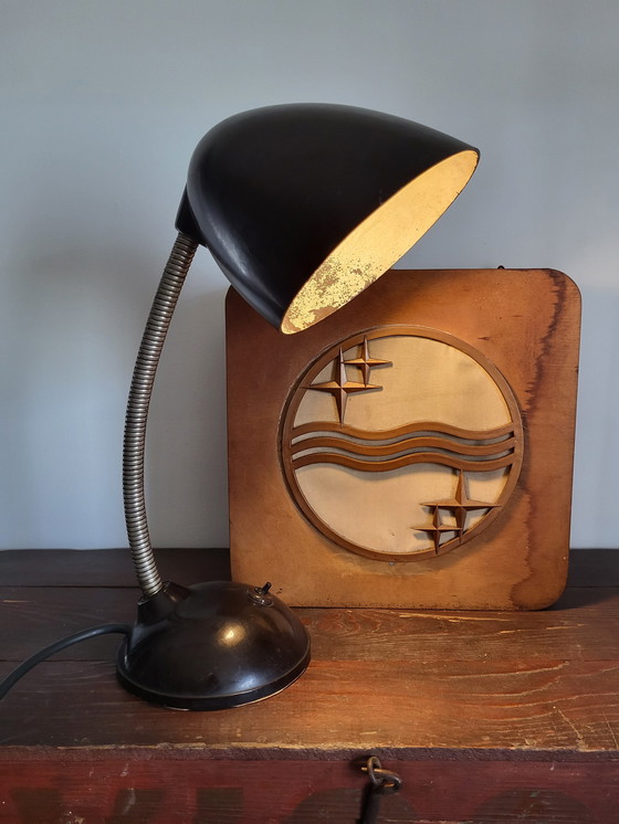 Image 1 of Bauhaus industrial desk lamp in Bakelite, E. K. Cole, 1930s, Czech Republic.