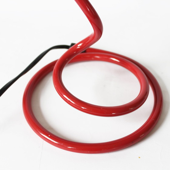 Image 1 of Lampada da tavolo a spirale vintage