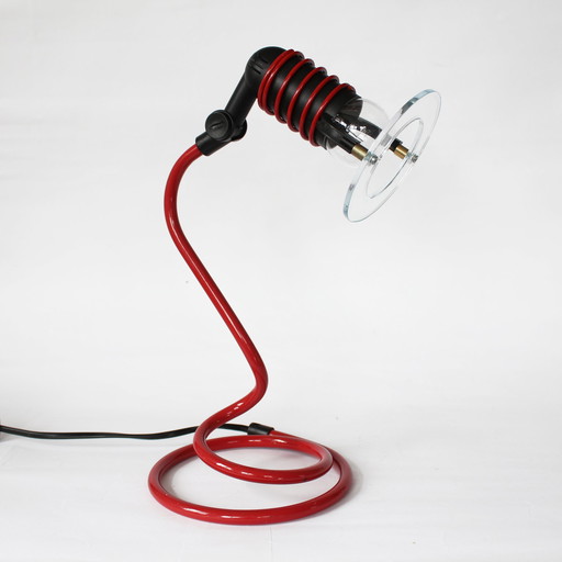 Lampe de table vintage en spirale