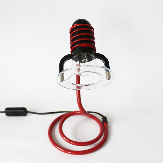 Image 1 of Lampada da tavolo a spirale vintage