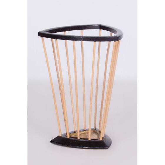 Image 1 of Vintage beech umbrella stand, Czechoslovakia 1950