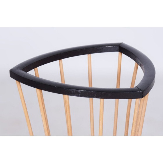 Image 1 of Vintage beech umbrella stand, Czechoslovakia 1950