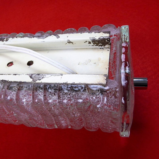 Image 1 of Vintage Murano blown glass wall lamp, 1950