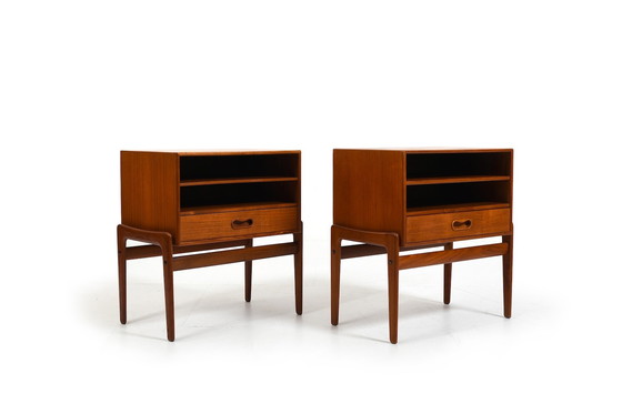 Image 1 of Pair Chest of Drawers / Bedside Tables by Arne Vodder 1960s