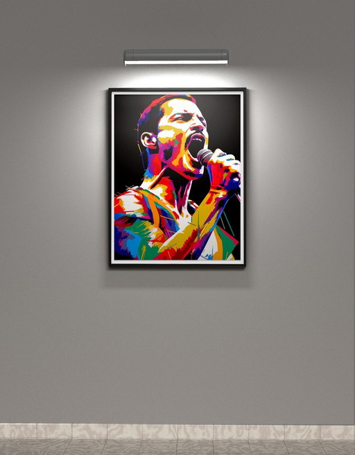 Artist Painting - Alberto Ricardo - Freddie Mercury 1