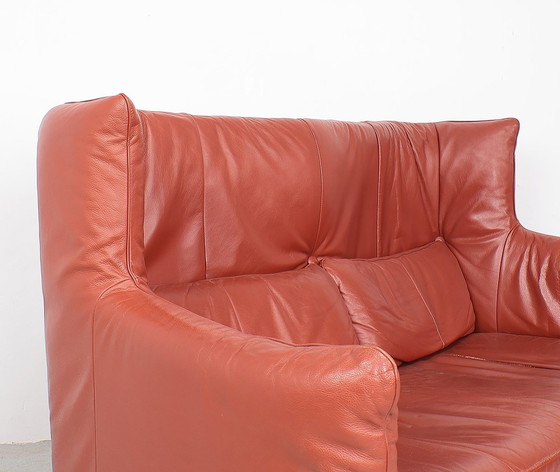 Image 1 of Montis Leather 2 Seater Bench 1970s