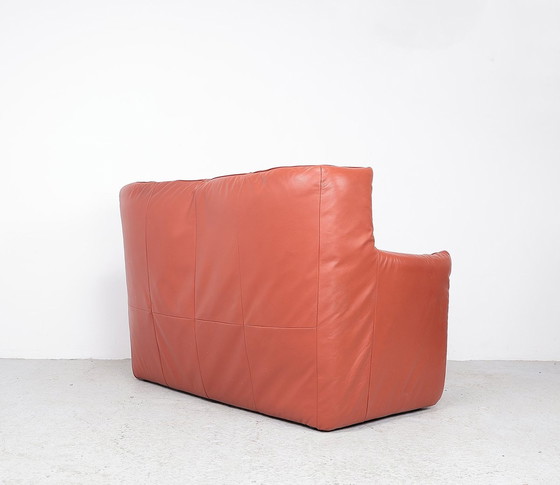 Image 1 of Montis Leather 2 Seater Bench 1970s