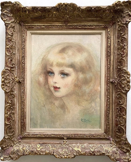 Ellin T. Luchinskaya - Girl's portrait