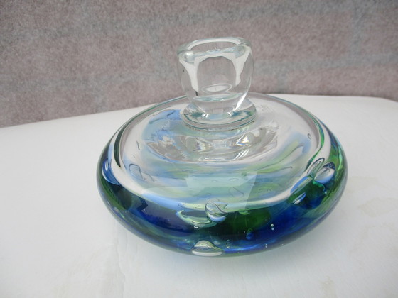 Image 1 of Glass Candle Holder.