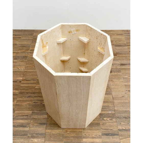 Image 1 of Vintage travertine coffee table, Italy 1970