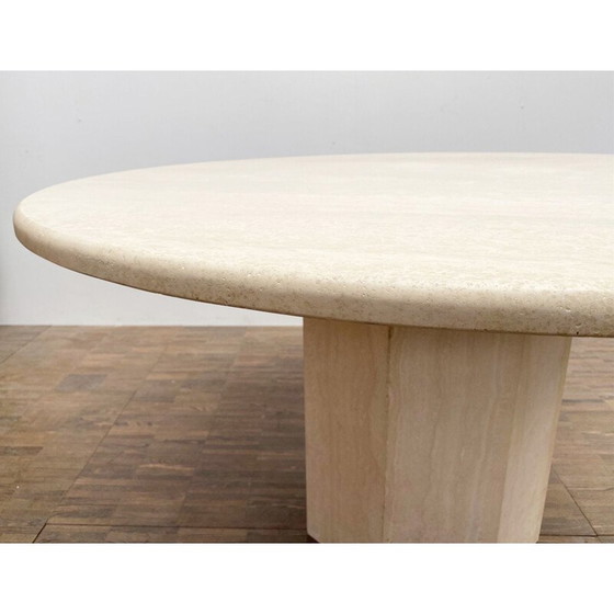 Image 1 of Vintage travertine coffee table, Italy 1970