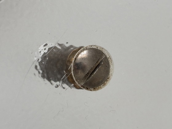 Image 1 of 1980s Vintage Magazine Holder Ribbed Plexiglass Celeste