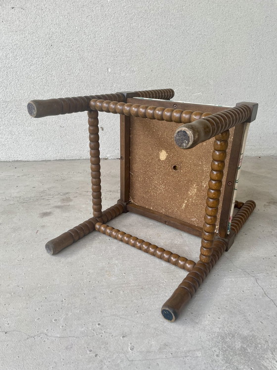 Image 1 of Turned Wood Corner Chair Bobbin 1900