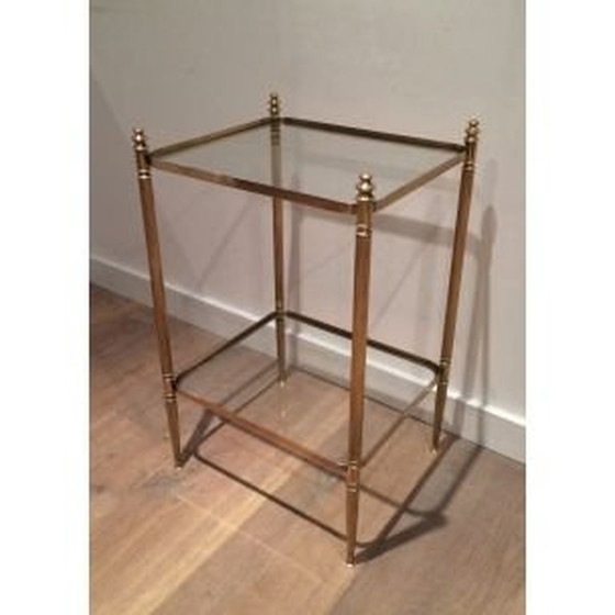 Image 1 of Vintage brass side table 1940